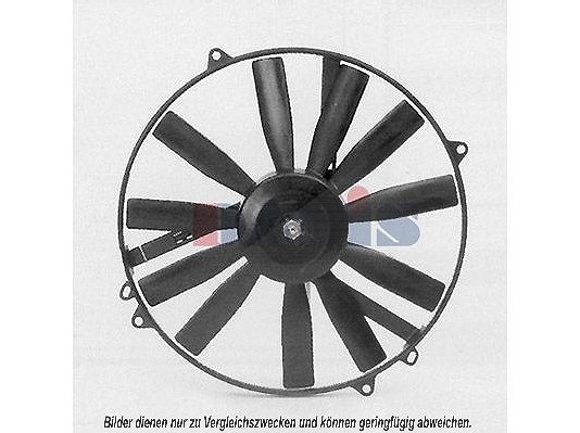 Aks Dasis Lüfter, Klimakondensator [Hersteller-Nr. 870086N] für Mercedes-Benz