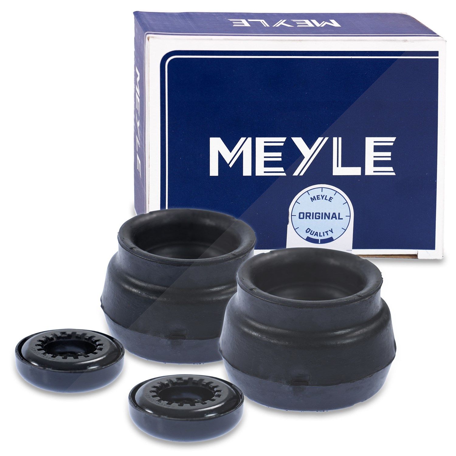 Meyle 2x Domlager inkl. Kugellager Vorderachse [Hersteller-Nr. 1004120019/S] für Audi, VW, Seat, Skoda