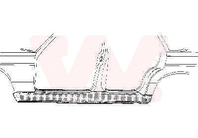 Van Wezel Einstiegblech, 4-türig [Hersteller-Nr. 3024103] für Mercedes-Benz