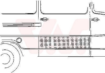 Van Wezel Tür, Karosserie [Hersteller-Nr. 3080174] für Mercedes-Benz