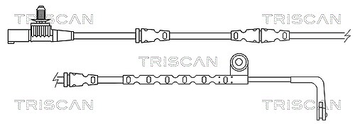 Triscan Warnkontakt, Bremsbelagverschleiß [Hersteller-Nr. 811517017] für Land Rover