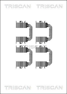 Triscan Zubehörsatz, Scheibenbremsbelag [Hersteller-Nr. 8105431630] für Hyundai