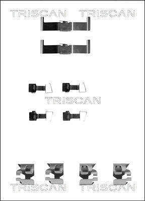 Triscan Zubehörsatz, Scheibenbremsbelag [Hersteller-Nr. 8105131159] für Toyota