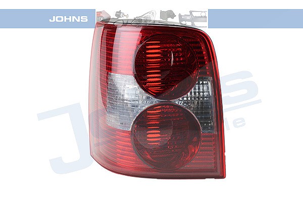 Johns Heckleuchte rot/weiß ohne Lampenträger [Hersteller-Nr. 954987-5] für VW