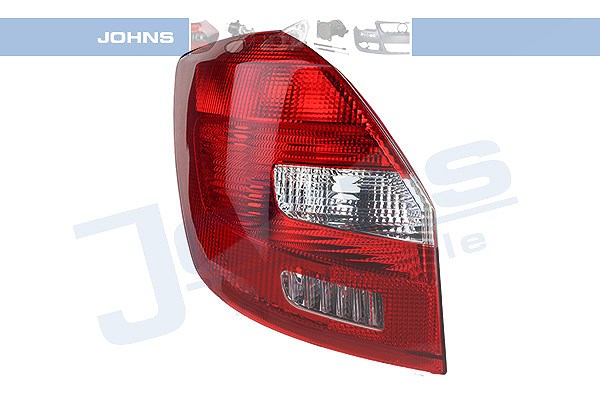 Johns Heckleuchte, Blinker weiß, ohne Lampenträger [Hersteller-Nr. 710287-5] für Skoda