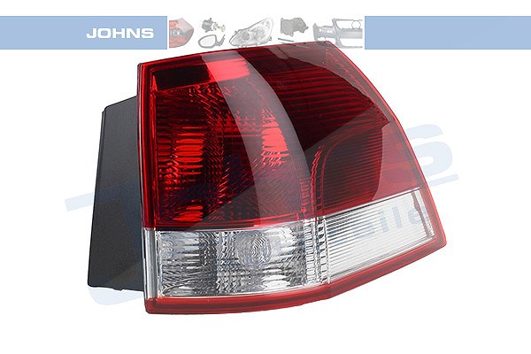 Johns Heckleuchte außen, Blinker weiß, ohne Lampenträger [Hersteller-Nr. 551688-5] für Opel