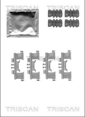 Triscan Zubehörsatz, Scheibenbremsbelag [Hersteller-Nr. 8105101661] für Suzuki, Nissan