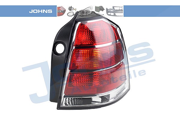 Johns Heckleuchte, Blinker gelb, ohne Lampenträger [Hersteller-Nr. 557288-1] für Opel