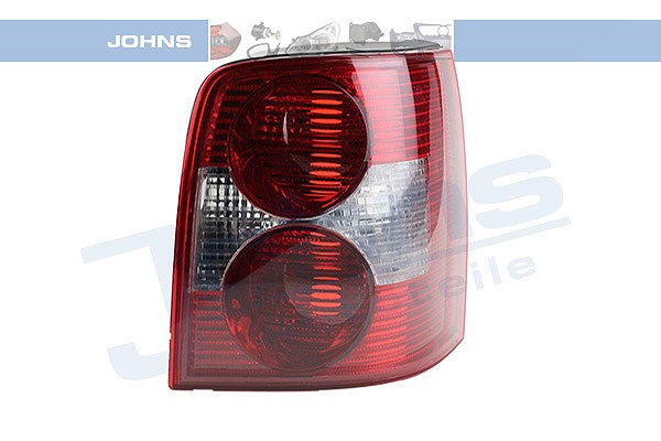 Johns Heckleuchte rot/weiß ohne Lampenträger [Hersteller-Nr. 954988-5] für VW