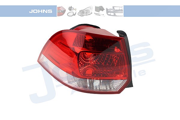 Johns Heckleuchte außen, Blinker weiß, ohne Lampenträger [Hersteller-Nr. 954187-6] für VW