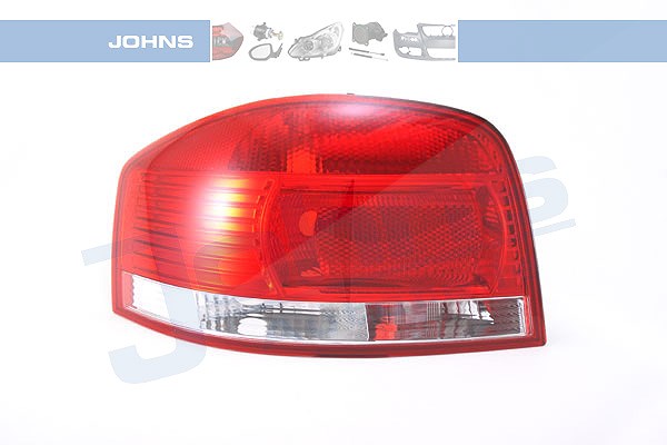 Johns Heckleuchte, Blinker rot, ohne Lampenträger [Hersteller-Nr. 130287-1] für Audi