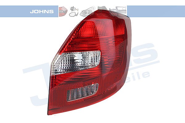 Johns Heckleuchte, Blinker weiß, ohne Lampenträger [Hersteller-Nr. 710288-5] für Skoda