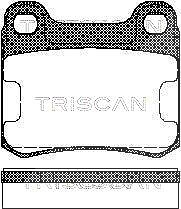 Triscan Bremsbelagsatz, Scheibenbremse [Hersteller-Nr. 811023115] für Mercedes-Benz