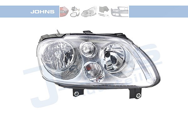Johns Scheinwerfer H7/H7, chrom, mit Stellmotor [Hersteller-Nr. 955510] für VW