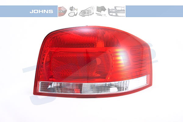 Johns Heckleuchte, Blinker rot, ohne Lampenträger [Hersteller-Nr. 130288-1] für Audi