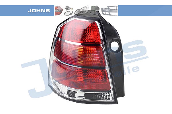 Johns Heckleuchte, Blinker gelb, ohne Lampenträger [Hersteller-Nr. 557287-1] für Opel