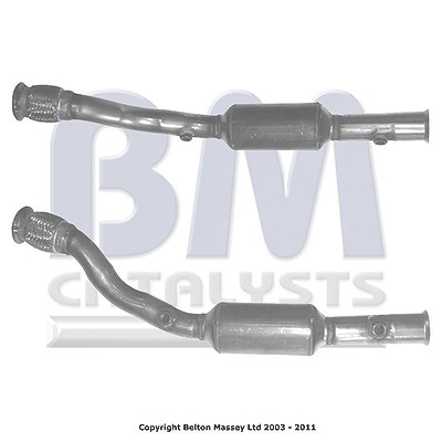 Bm Catalysts Katalysator mit Anbauteilen [Hersteller-Nr. BM90984H] für Citroën