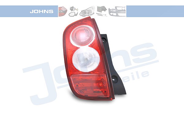 Johns Heckleuchte, weiß rot, ohne Lampenträger [Hersteller-Nr. 270787-1] für Nissan
