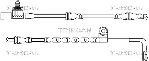 Triscan Warnkontakt, Bremsbelagverschleiß [Hersteller-Nr. 811517012] für Land Rover