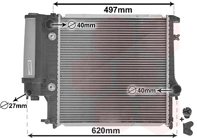 VAN WEZEL Kühler, Motorkühlung 06002125 für BMW - Bild 5