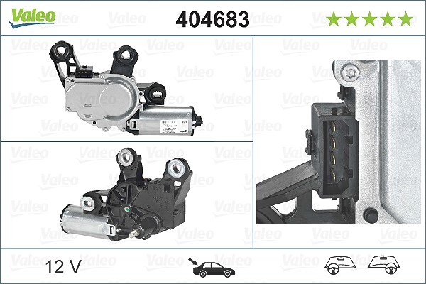 Valeo Wischermotor [Hersteller-Nr. 404683] für Skoda