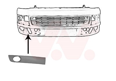 Van Wezel Lüftungsgitter, Stoßfänger [Hersteller-Nr. 5790594] für VW