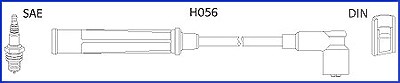 Hüco Zündkabelsatz [Hersteller-Nr. 134534] für Fiat, Lancia