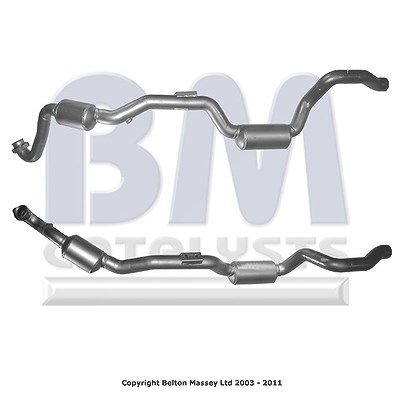 Bm Catalysts Katalysator inkl. Montagesatz [Hersteller-Nr. BM91112H] für Mercedes-Benz