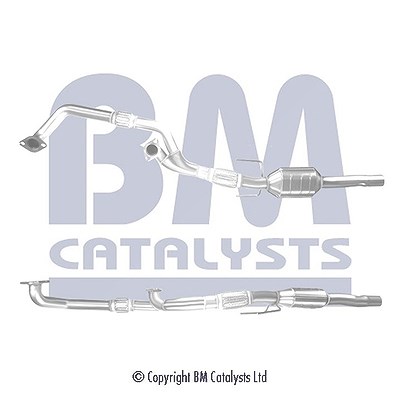 Bm Catalysts Katalysator inkl. Montagesatz [Hersteller-Nr. BM91404H] für Vauxhall, Opel