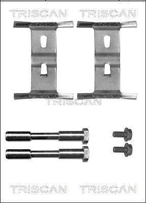 Triscan Zubehörsatz, Scheibenbremsbelag [Hersteller-Nr. 8105291604] für VW, Volvo, Porsche, Audi
