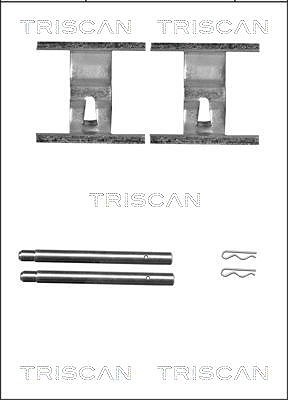 Triscan Zubehörsatz, Scheibenbremsbelag [Hersteller-Nr. 8105291605] für VW, Audi, Porsche