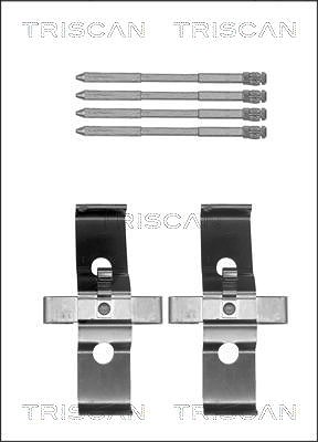 Triscan Zubehörsatz, Scheibenbremsbelag [Hersteller-Nr. 8105291614] für VW, Audi
