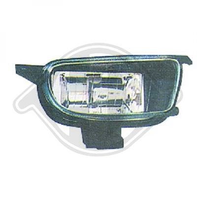 Diederichs Nebelscheinwerfer H3 weiß mit Lampenträger [Hersteller-Nr. 2271088] für VW