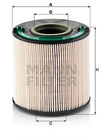 Mann-filter Kraftstofffilter [Hersteller-Nr. PU1040x] für VW