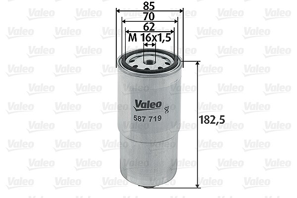 Valeo Kraftstofffilter [Hersteller-Nr. 587719] für Rover, Mg, BMW, Land Rover