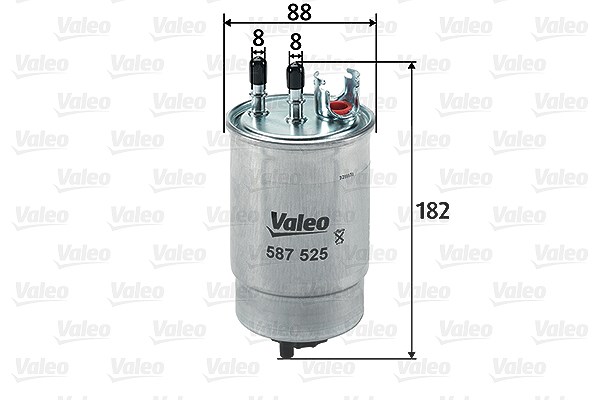 Valeo Kraftstofffilter [Hersteller-Nr. 587525] für Fiat