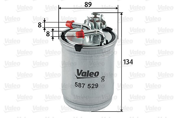Valeo Kraftstofffilter [Hersteller-Nr. 587529] für Seat, Skoda, VW