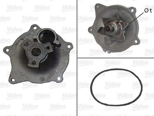 Valeo Wasserpumpe [Hersteller-Nr. 506454] für Dodge, Chrysler, Plymouth