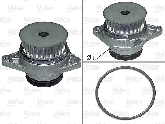 Valeo Wasserpumpe [Hersteller-Nr. 506706] für VW, Audi, Seat
