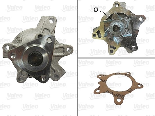 Valeo Wasserpumpe [Hersteller-Nr. 506848] für Toyota
