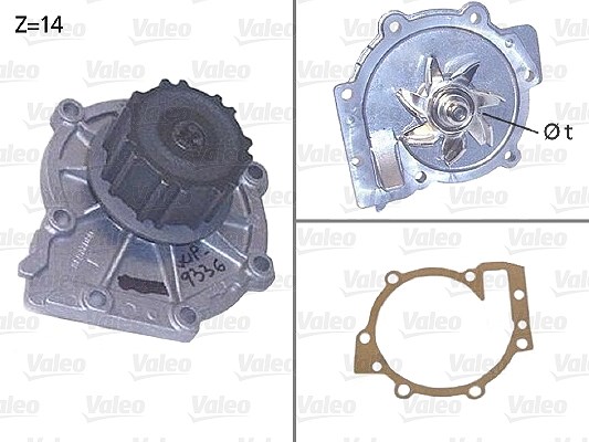 Valeo Wasserpumpe [Hersteller-Nr. 506853] für Volvo