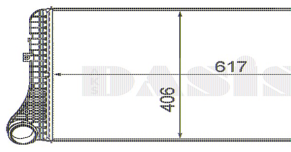 Aks Dasis Ladeluftkühler [Hersteller-Nr. 047037N] für VW