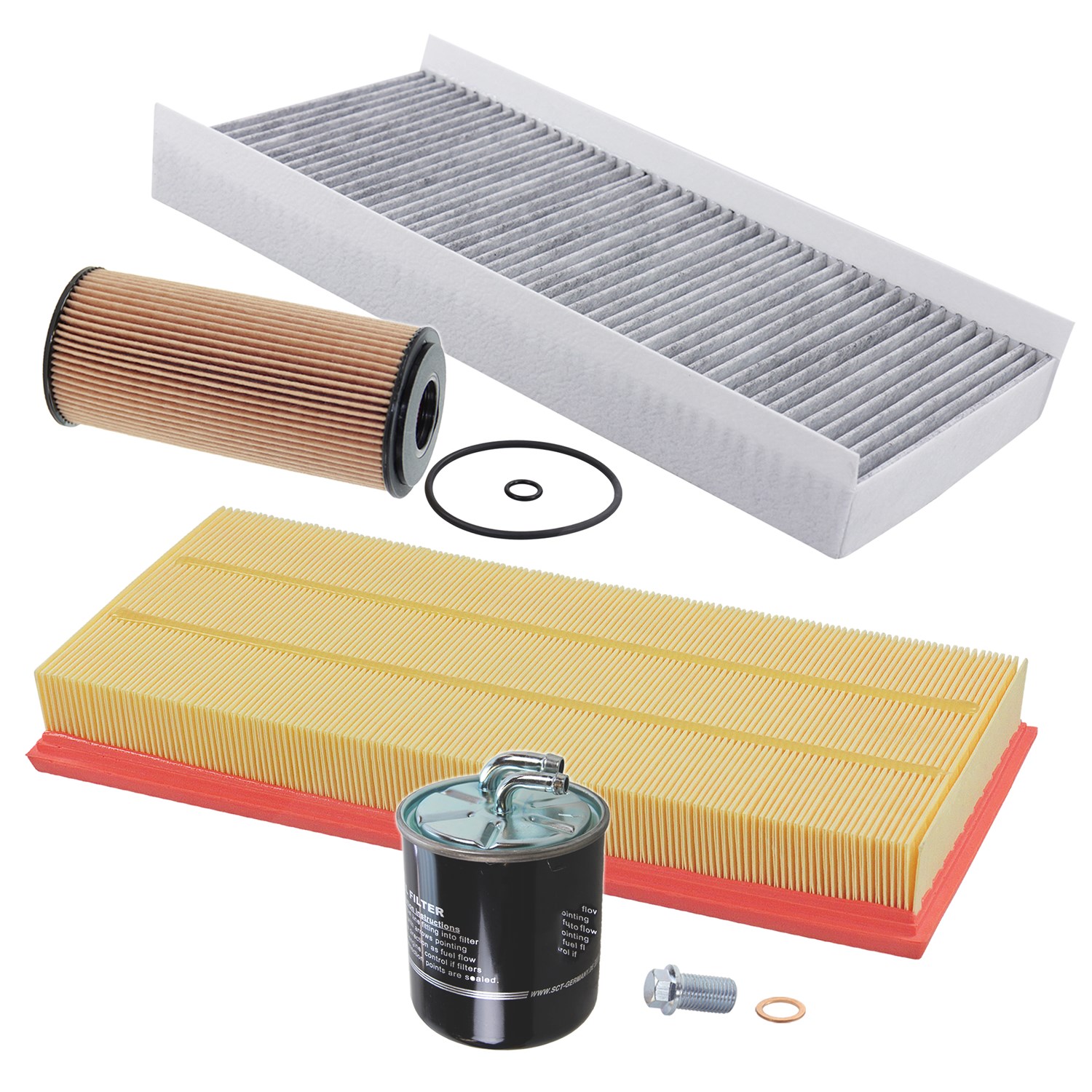 Bestprice Inspektionspaket Filtersatz SET B [Hersteller-Nr. 10694199] für Mercedes-Benz
