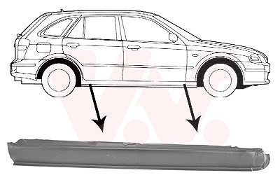 Van Wezel Einstiegblech [Hersteller-Nr. 2732104] für Mazda