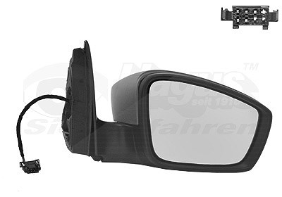Van Wezel Außenspiegel [Hersteller-Nr. 7617818] für Seat, Skoda