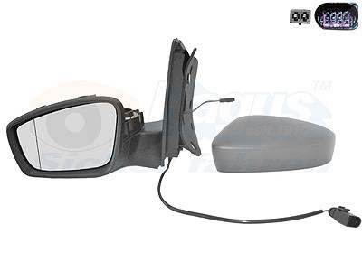 Van Wezel Außenspiegel [Hersteller-Nr. 5701807] für Seat, Skoda, VW