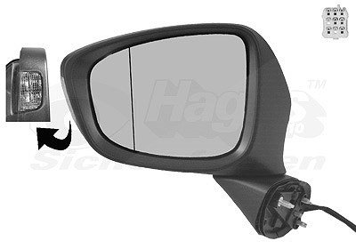 Van Wezel Außenspiegel [Hersteller-Nr. 2780807] für Mazda
