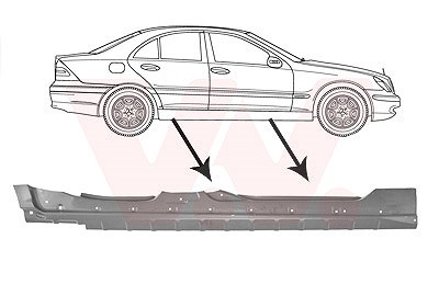 Van Wezel Einstiegblech [Hersteller-Nr. 3032104] für Mercedes-Benz