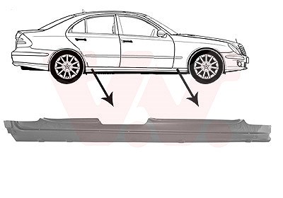 Van Wezel Einstiegblech [Hersteller-Nr. 3041104] für Mercedes-Benz