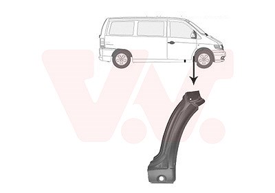 Van Wezel Kotflügel [Hersteller-Nr. 3078156] für Mercedes-Benz